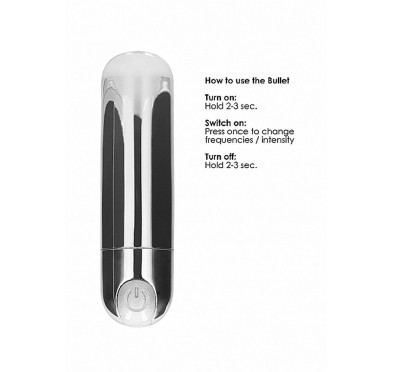 10 Speed Rechargeable Bullet - Silver